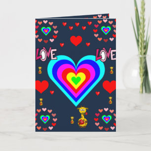 Carte de voeux pour la Saint-Valentin