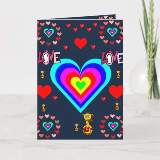 Carte de voeux pour la Saint-Valentin (Devant)