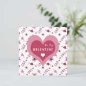 Carte de vœux pour la Saint-Valentin (Debout devant)