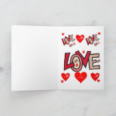 Carte de voeux pour la Saint-Valentin (Intérieur)