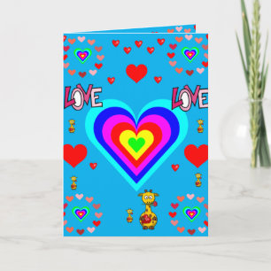 Carte de voeux pour la Saint-Valentin