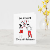 Carte de vœux pour la Saint-Valentin à distance (Fleur jaune)