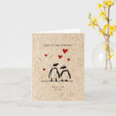 Carte de voeux pour la Saint-Valentin | Carte Anni (Fleur jaune)