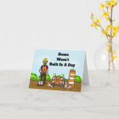 Carte de voeux pour la semaine de sensibilisation  (Fleur jaune)