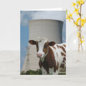 Carte de voeux pour la tour de refroidissement de  (Fleur jaune)