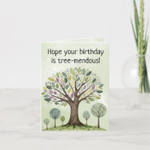 Carte de voeux pour l'anniversaire