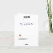 Carte de voeux pour l'anniversaire amusant - Homme (Dos)