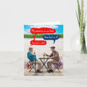 Carte de voeux pour l'anniversaire amusant - Homme