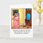 Carte de voeux pour l'anniversaire amusant pour lu (Fleur jaune)