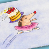 Carte de voeux pour l'anniversaire de ballet par N