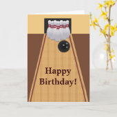 Carte de voeux pour l'anniversaire de Bowling Brow (Fleur jaune)
