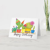 Carte de voeux pour l'anniversaire de Cactus par N (Devant)
