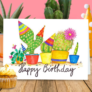 Carte de voeux pour l'anniversaire de Cactus par N