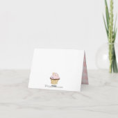 Carte de voeux pour l'anniversaire de Cupcake (Dos)