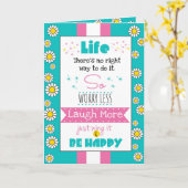 Carte de voeux pour l'anniversaire de Daisy (Fleur jaune)