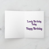 Carte de voeux pour l'anniversaire de Kitten (Intérieur)