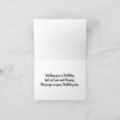 Carte de voeux pour l'anniversaire de Kitten vinta (Intérieur)