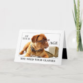 Carte de voeux pour l'anniversaire de la bière de (Devant)