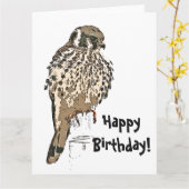 Carte de voeux pour l'anniversaire de la faune de  (Fleur jaune)