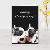 Carte de voeux pour l'anniversaire de la fête fran (Fleur jaune)