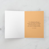 Carte de voeux pour l'anniversaire de la tortue or (Intérieur)