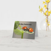 Carte de voeux pour l'anniversaire de Ladybug (Fleur jaune)