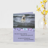 Carte de voeux pour l'anniversaire de l'extranteur (Fleur jaune)