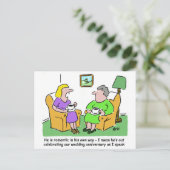 Carte de vœux pour l'anniversaire de mariage (Debout devant)