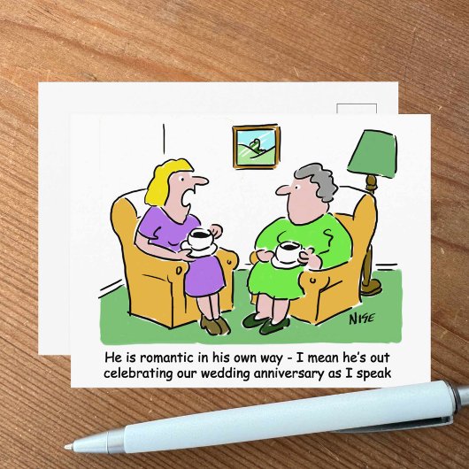 Carte de vœux pour l'anniversaire de mariage