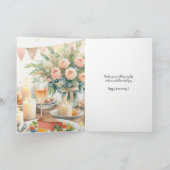Carte de voeux pour l'anniversaire de mon Mariage (Intérieur)