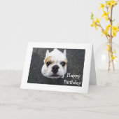 Carte de voeux pour l'anniversaire de naissance de (Fleur jaune)