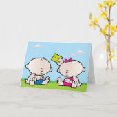 Carte de voeux pour l'anniversaire de naissance de (Fleur jaune)