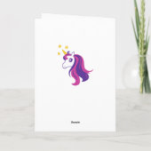 Carte de voeux pour l'anniversaire de naissance po (Dos)