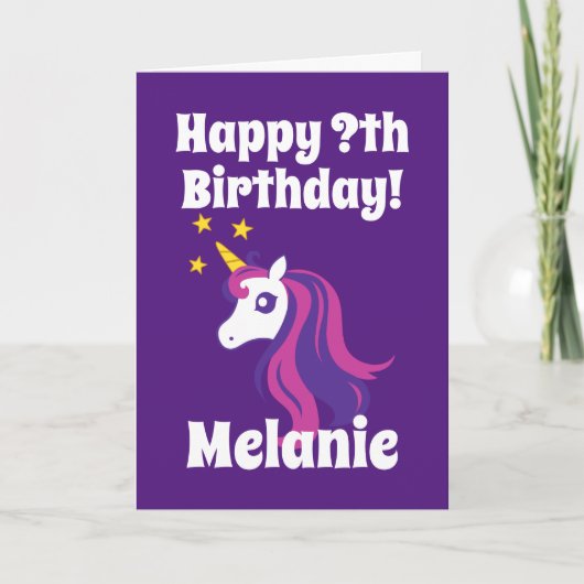Carte de voeux pour l'anniversaire de naissance po (Devant)