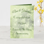 Carte de voeux pour l'anniversaire de Nan & Grand  (Fleur jaune)