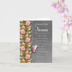 Carte de voeux pour l'anniversaire de Nonna