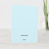 Carte de voeux pour l'anniversaire de Zipline Adve (Dos)