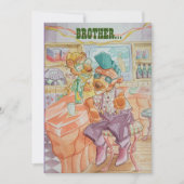 Carte de voeux pour l'anniversaire des frères (Devant)