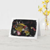 Carte de voeux pour l'anniversaire des jouets (Fleur jaune)