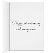 Carte de voeux pour l'anniversaire des oiseaux ble (Intérieur (Droit))