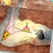 Carte de voeux pour l'anniversaire d'Ostrich par N