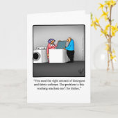 Carte de voeux pour l'anniversaire drôle pour eux (Fleur jaune)