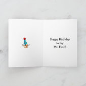 Carte de voeux pour l'anniversaire drôle pour lui (Intérieur)