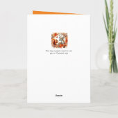 Carte de voeux pour l'anniversaire du Cerf et du F (Dos)