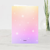 Carte de voeux pour l'anniversaire du chat Kitty C (Dos)