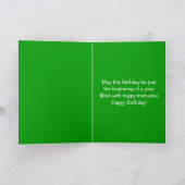 Carte de voeux pour l'anniversaire du chien coquel (Intérieur)