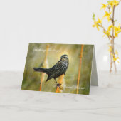 Carte de voeux pour l'anniversaire en Limelight (Fleur jaune)