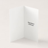 Carte de voeux pour l'anniversaire heureux (Inside)