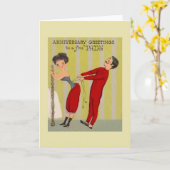 Carte de voeux pour l'anniversaire vintage (Fleur jaune)