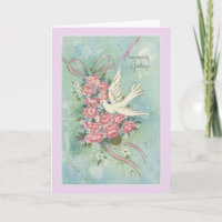 Carte de voeux pour l'anniversaire vintage